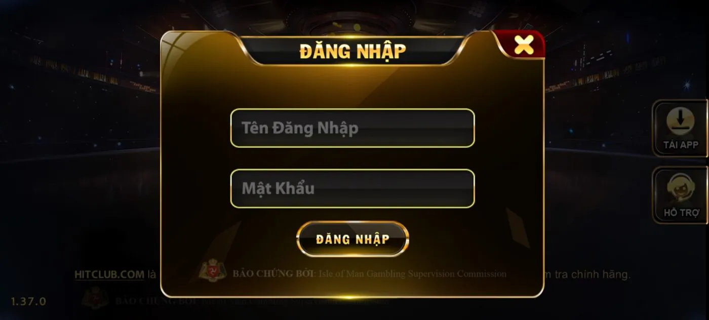đăng nhập hitclub